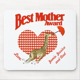 Best Mother Award Keepsake Mouse Mat