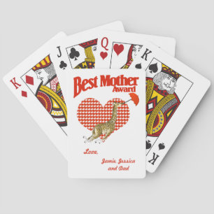 Best Mother Award Keepsake Playing Cards
