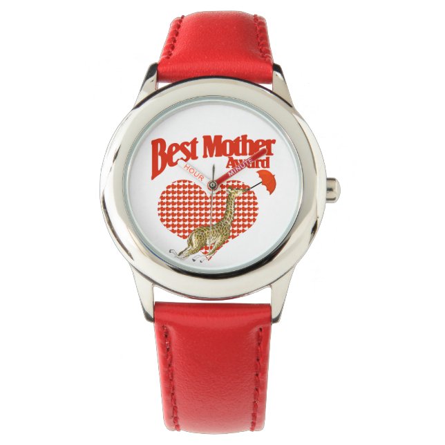 Best Mother Award Keepsake Watch (Front)