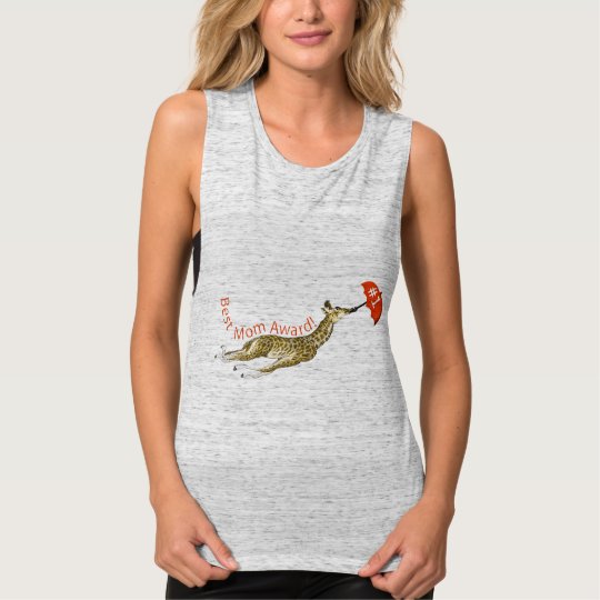 Best Mother Award- Whimsical Giraffe Umbrella #1 Tank Top