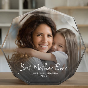 Best Mother Ever Cute Modern Personalised Photo Block
