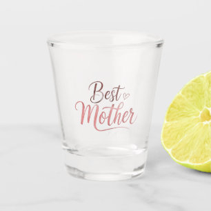Best Mother Floral Mug Shot Glass