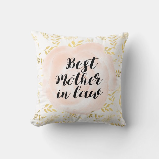 Best Mother in law gift pillow (Front)