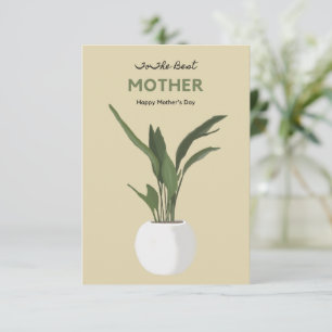 Best Mother Mother's Day  Thank You Card