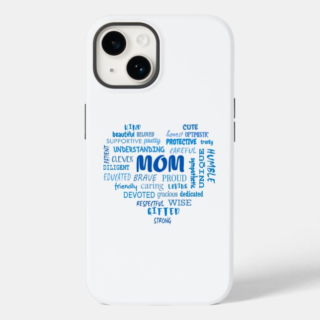 Best Mother qualities and mum characteristics Invi Case-Mate iPhone Case (Back)