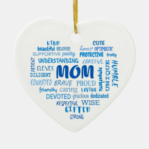 Best Mother qualities and mum characteristics Invi Ceramic Tree Decoration