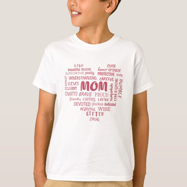 Best Mother qualities and mum characteristics Invi T-Shirt (Front)