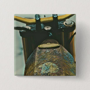 Best motorcycle gifts 15 cm square badge