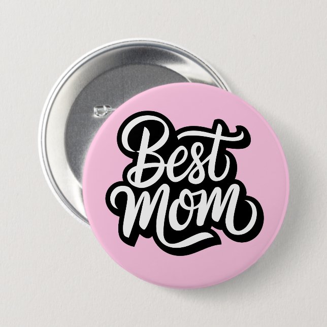 Best Mum 7.5 Cm Round Badge (Front & Back)