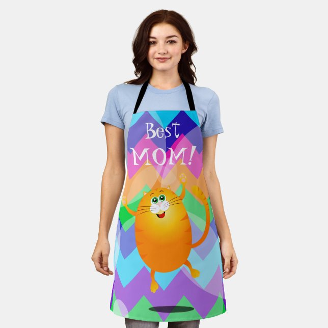 Best Mum! Apron (Worn)