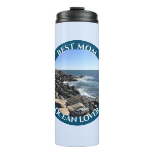 Best Mum Atlantic Ocean Waves of the Sea Blue Ther Thermal Tumbler