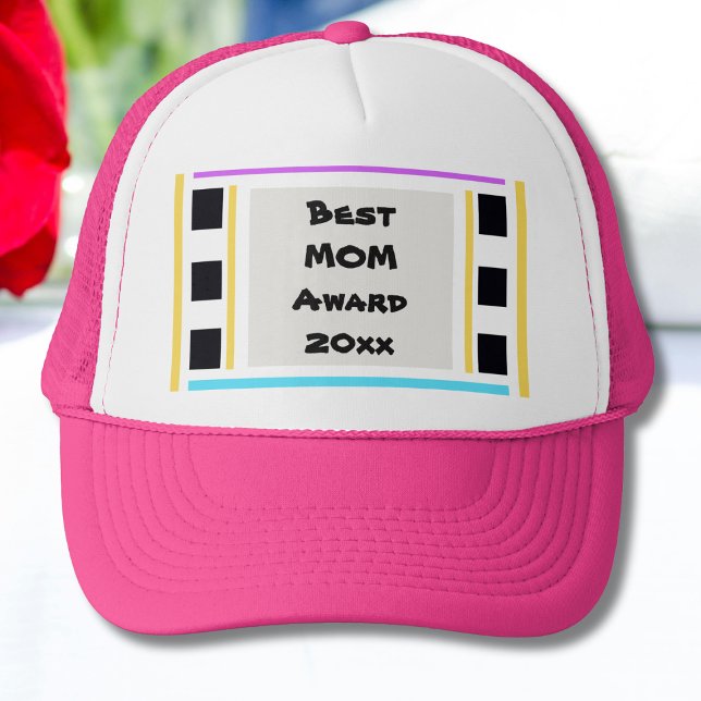 Best Mum Award 20xx Cool Girly Pink  Trucker Hat (Best Mom Award 20xx - Cool Girly Pink Trucker Cap.)