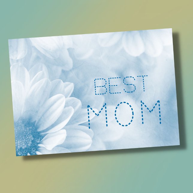 Best Mum best mum ever pastel elegant floral  Card (Creator Uploaded)