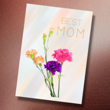 Best Mum best mum ever pastel elegant floral