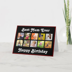 Best Mum Birthday Instagram Photo Collage Template