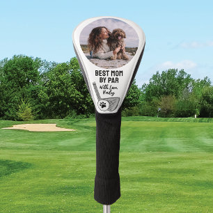 Best Mum By Par Pet Photo Paw Print Golf Head Cover