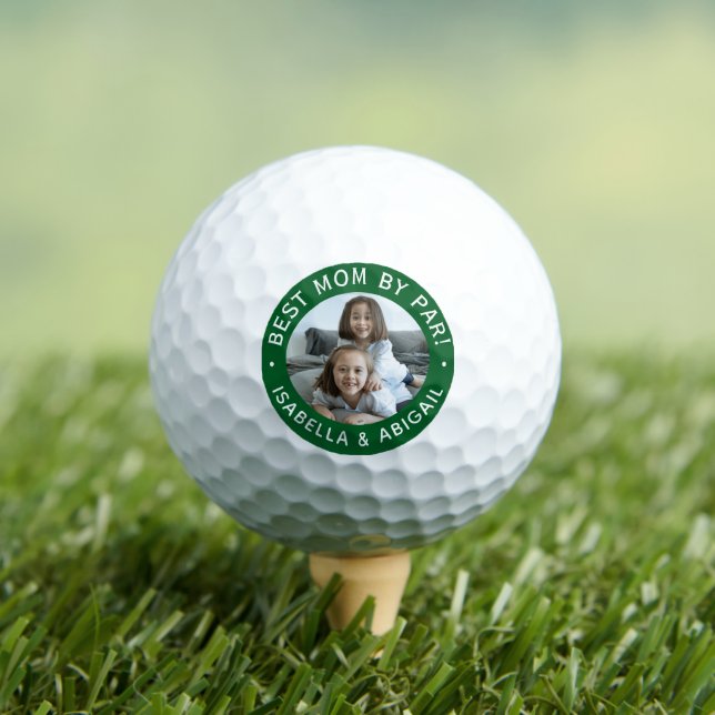Best Mum By Par Photo Golf Balls (Insitu Tee)