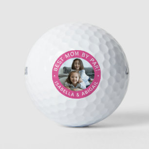 Best Mum By Par Photo Pink Golf Balls