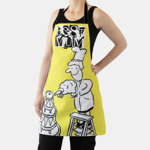 Best Mum Cake Maker Decorating Giant Cake Apron