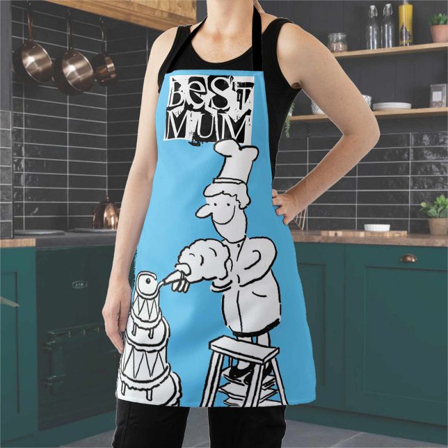 Best Mum Cake Maker Decorating Giant Cake Apron (Creator Uploaded)
