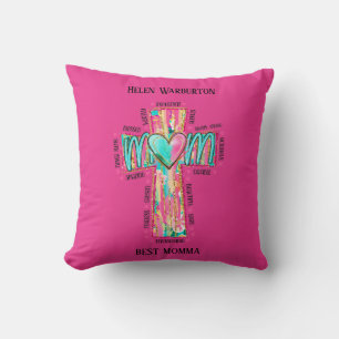 Best Mum Christian Personalised Cushion