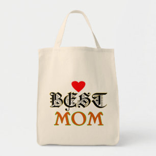 ♔♥°•Best Mum Eco-Friendly Chic Grocery Tote•°♥♔ Tote Bag
