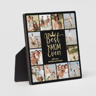 Best Mum Ever 12 Photo Collage Plaque