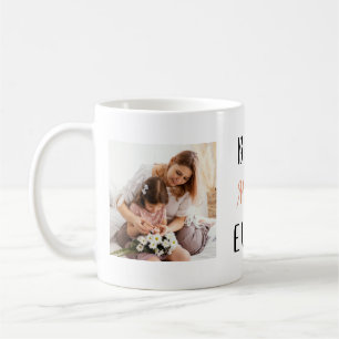 Best Mum Ever   2 Square Photos Coffee Mug