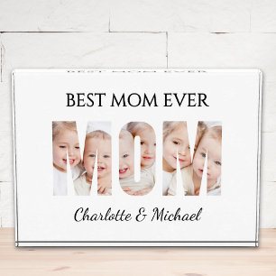 Best Mum Ever 3 Photos Cutout Letters