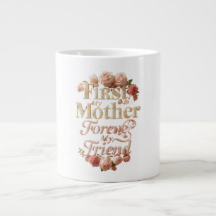 Best Mum Ever 3D Heart Design Gift for Mum Bir Large Coffee Mug