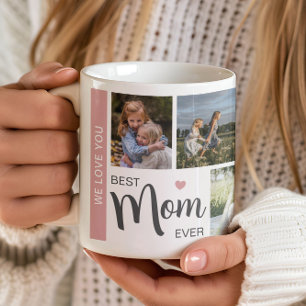 Best Mum Ever 5 Photo Mothers Day  Coffee Mug