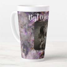 Best Mum ever Abstract purple quartz marble