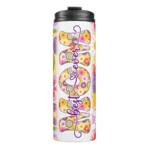 Best Mum Ever Amazing Floral Thermal Tumbler