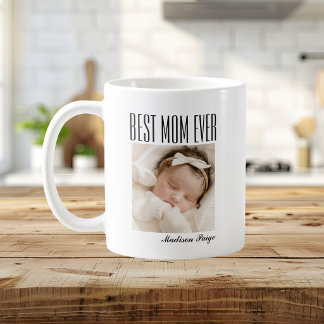 Best Mum Ever Baby Photo Keepsake Coffee Mug