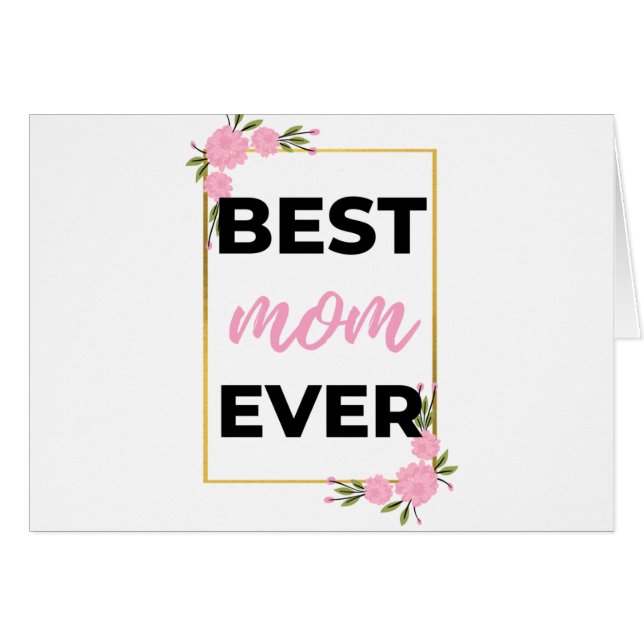 Best Mum Ever black (Front Horizontal)
