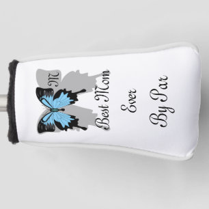 Best Mum Ever by Par Blue Backed Butterfly   Golf Head Cover