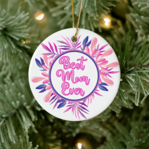 Best Mum Ever Ceramic Tree Decoration