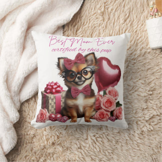 Best Mum Ever Chihuahua Puppy Cushion