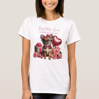 Best Mum Ever Chihuahua Puppy T-Shirt