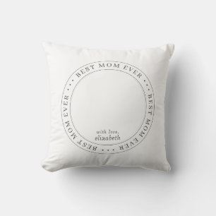 Best Mum Ever Classic Simple Photo Cushion
