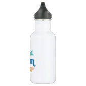 Best mum ever Colourful retro script Mother's day 532 Ml Water Bottle (Right)