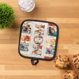 Best Mum Ever Custom Floral Photo Mice Keyboards Pot Holder