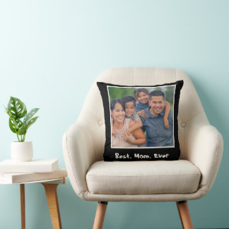 Best Mum Ever Custom Photo  Cushion