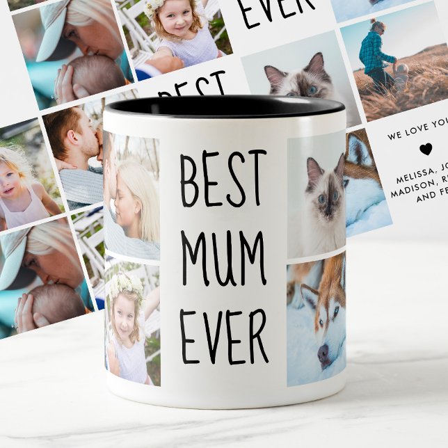 Best Mum Ever Custom Photo Mug (best mum ever custom photo mug)