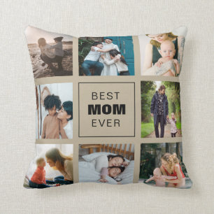 Best Mum Ever Custom Photo Personalised Cushion