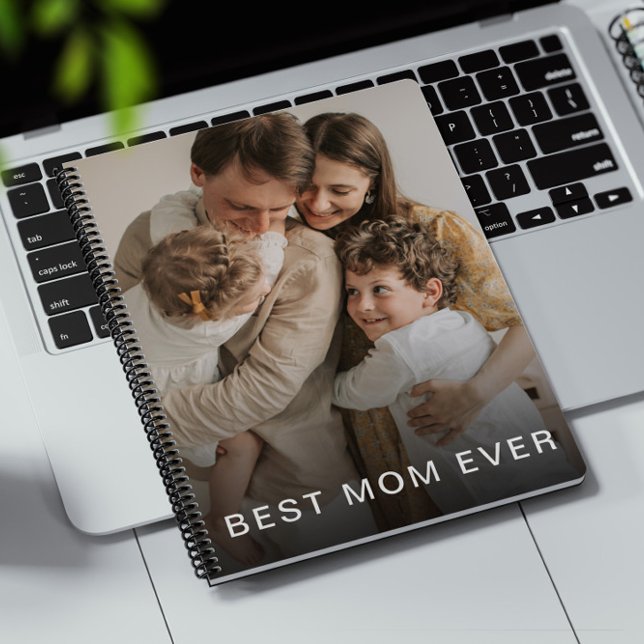 best mum ever custom photo personalised name notebook (Creator Uploaded)