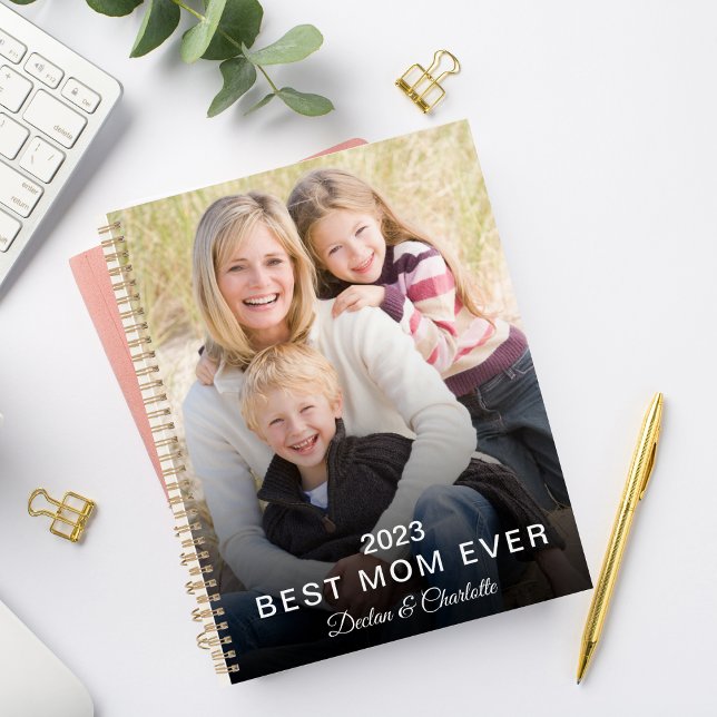 Best Mum Ever Custom Photo Personalised Name Planner (Creator Uploaded)