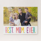 Best Mum Ever Custom Photo Puzzle