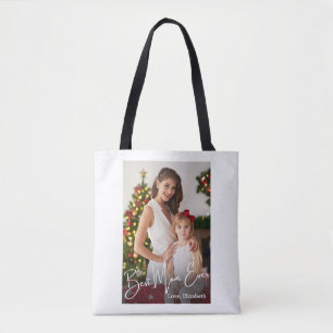 Best Mum Ever Custom Photo Tote Bag
