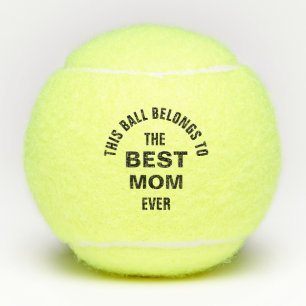 Best Mum Ever Custom Tennis Balls